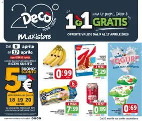 Anteprima dell'opuscolo Decò volantino MaxiStore Casamassima dal negozio Decò valido da 09/04/2026