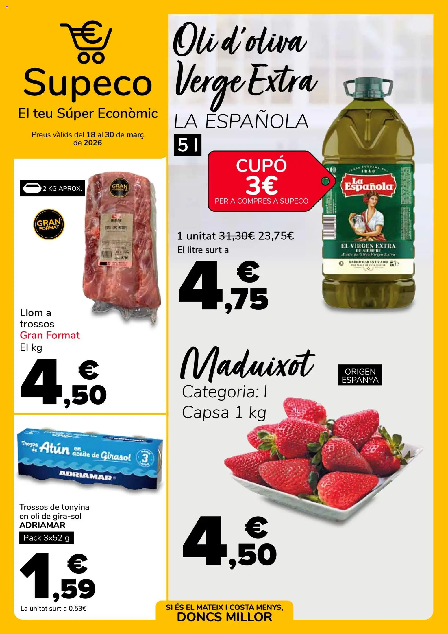 Vista previa del folleto de la tienda Supeco válido desde el 18/03/2026 