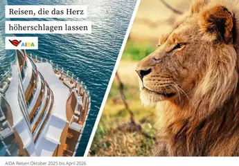 Vorschau von dem Prospekt des Geschäftes Aida, gültig ab dem 01.10.2025