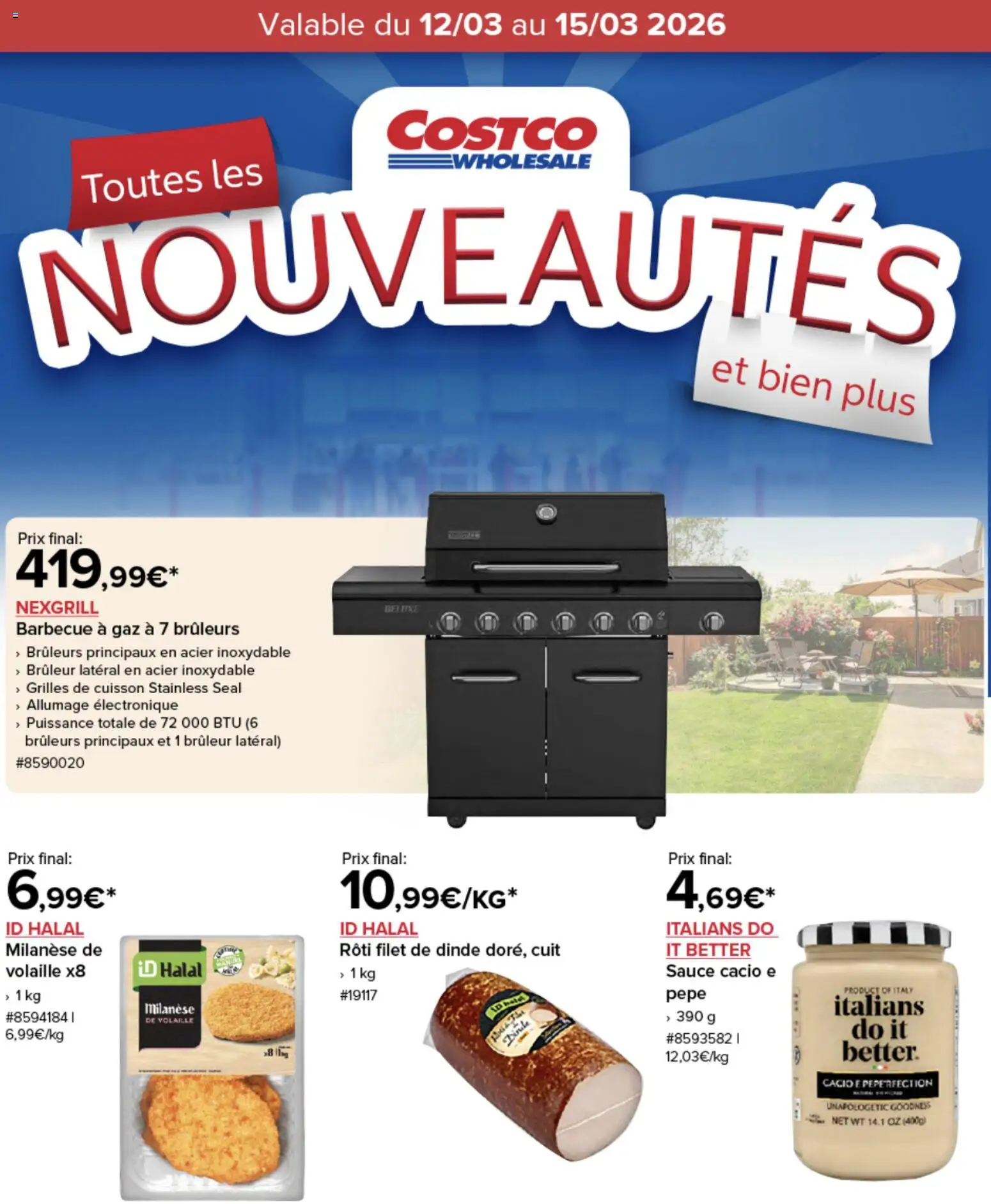 Prévisualisation de Costco nouveautés du magasin Costco formulaire valide 12/03/2026