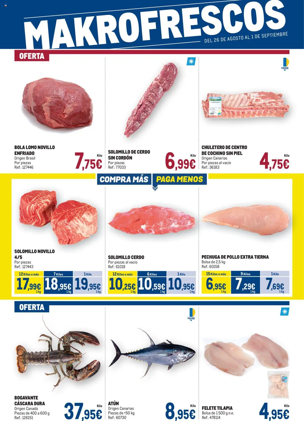 Makro Fresco > 26/08 - 01/09/2025 > Ofertas