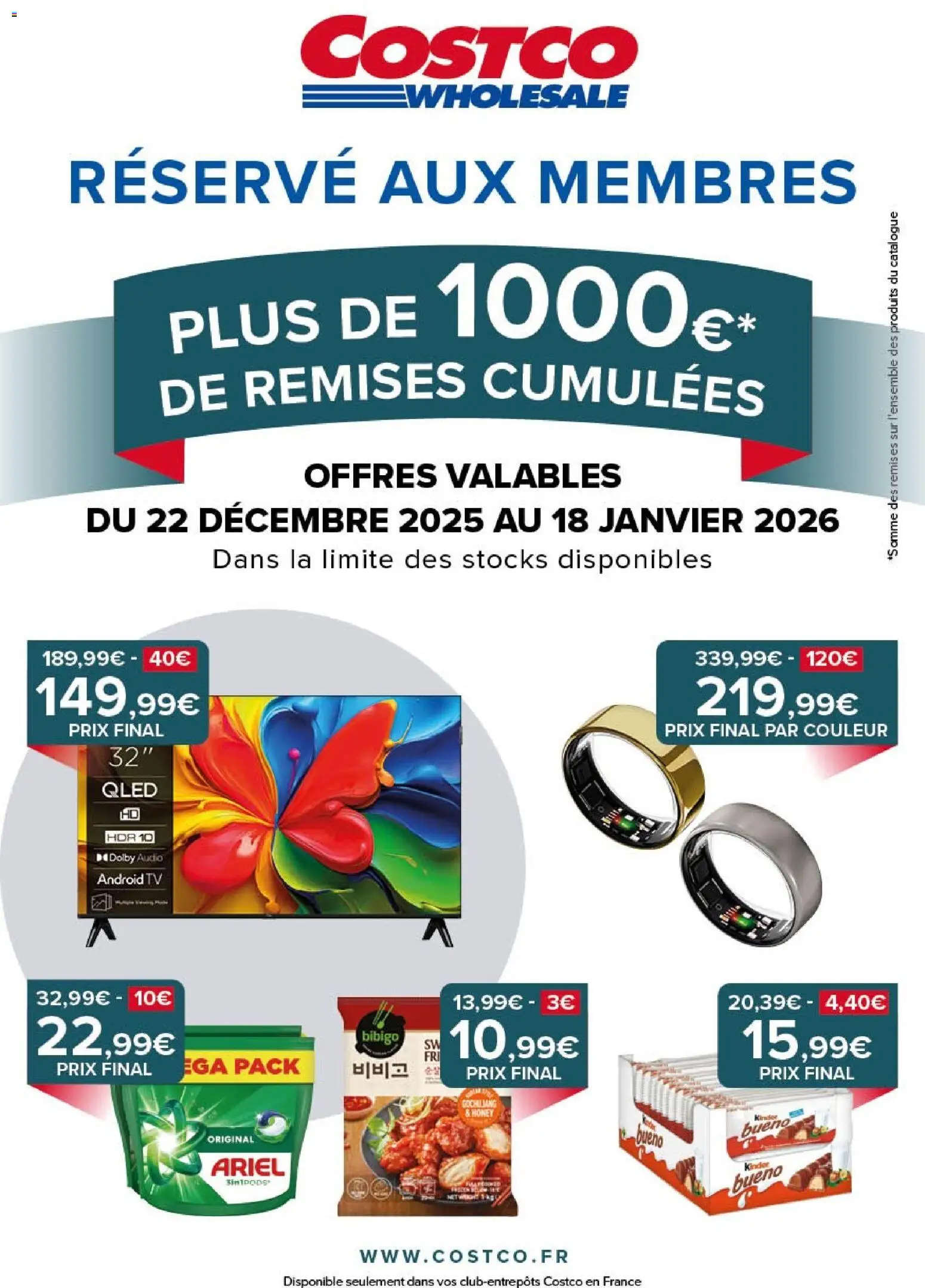Prévisualisation de Catalogue du magasin Costco formulaire valide 22/12/2025