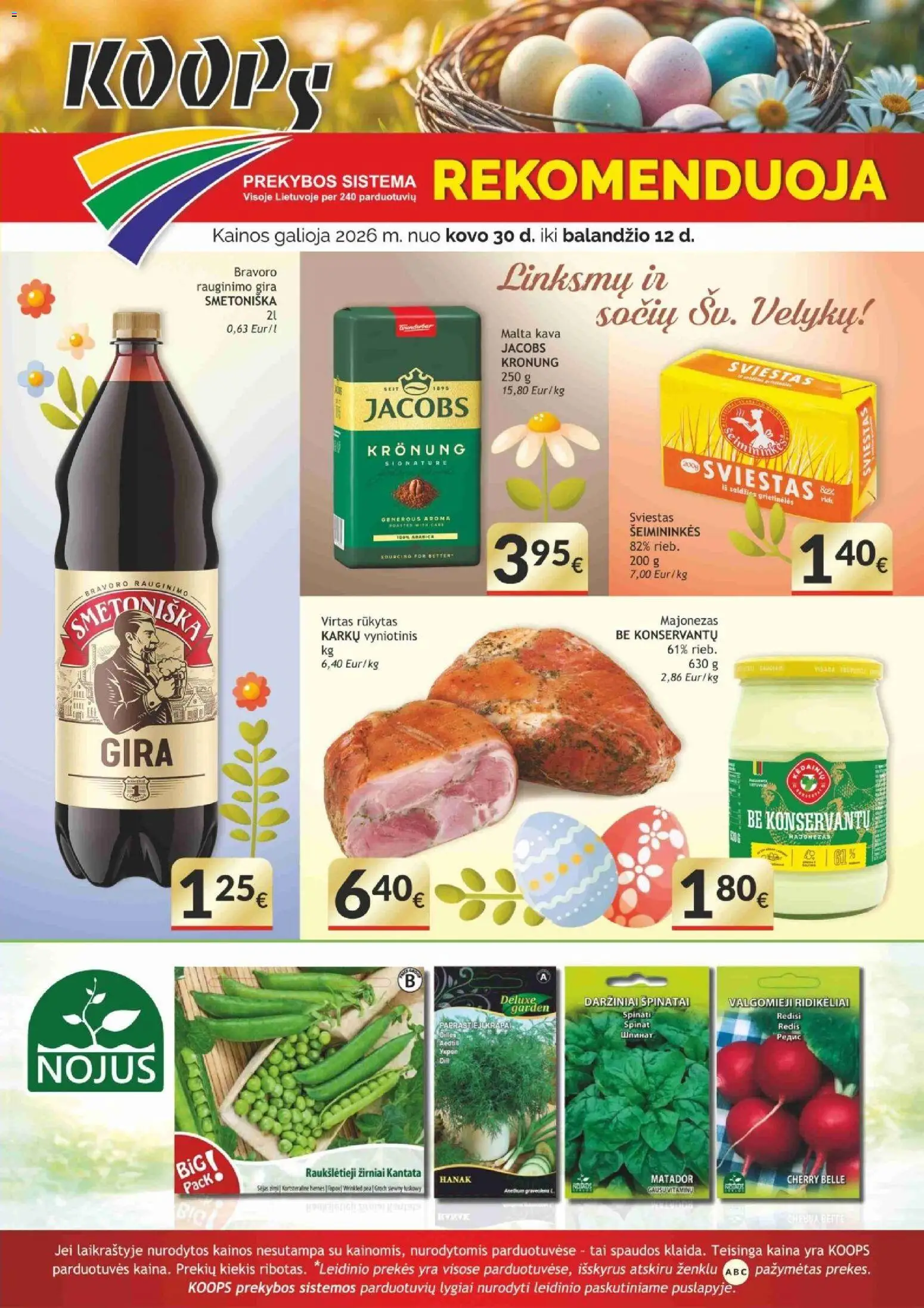 Koops parduotuvės leidinio Koops leidinys galiojančio nuo 2026.03.30 peržiūra