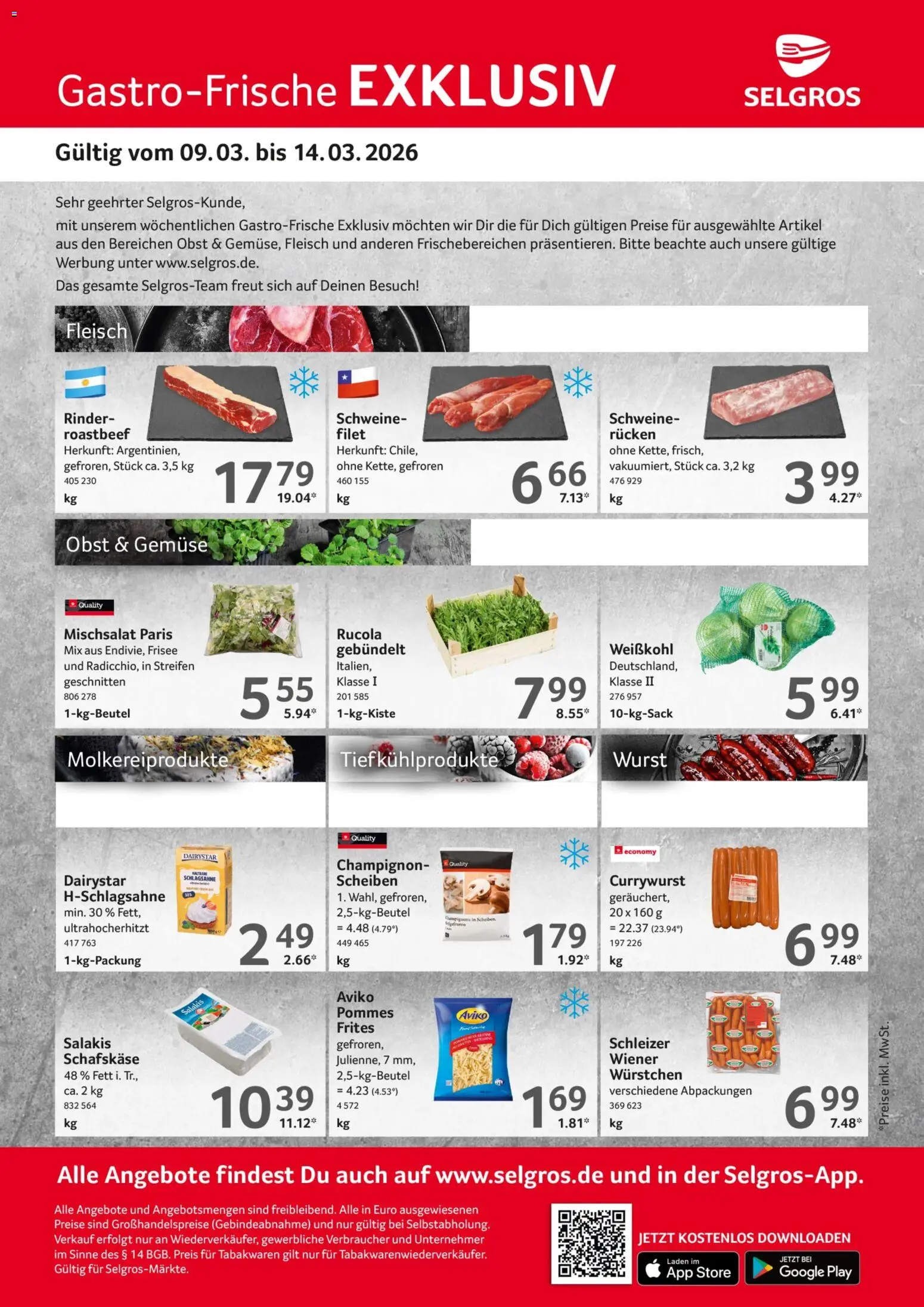 Vorschau von dem Prospekt des Geschäftes Selgros, gültig ab dem 09.03.2026