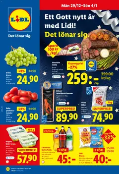 Förhandsgranska reklamblad Aktuella reklamblad Lidl från butik Lidl gäller från 29/12/2025