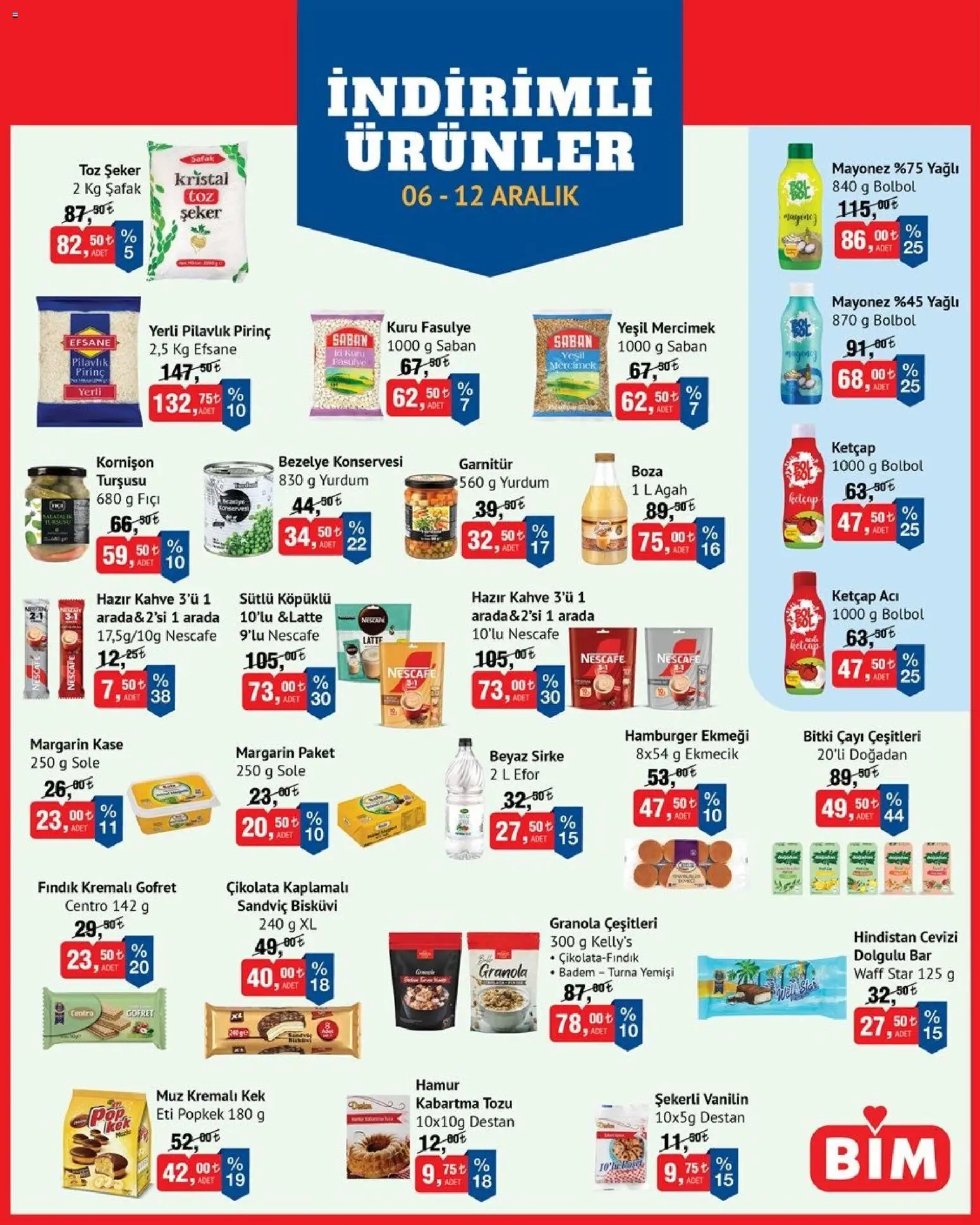 BİM İndirimli Ürünler 06.12.2025 - Broşürünün önizlemesi