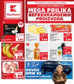 Kaufland HR - Split-Ravne njive megtekintése, amely érvényes 2025.11.05.-től