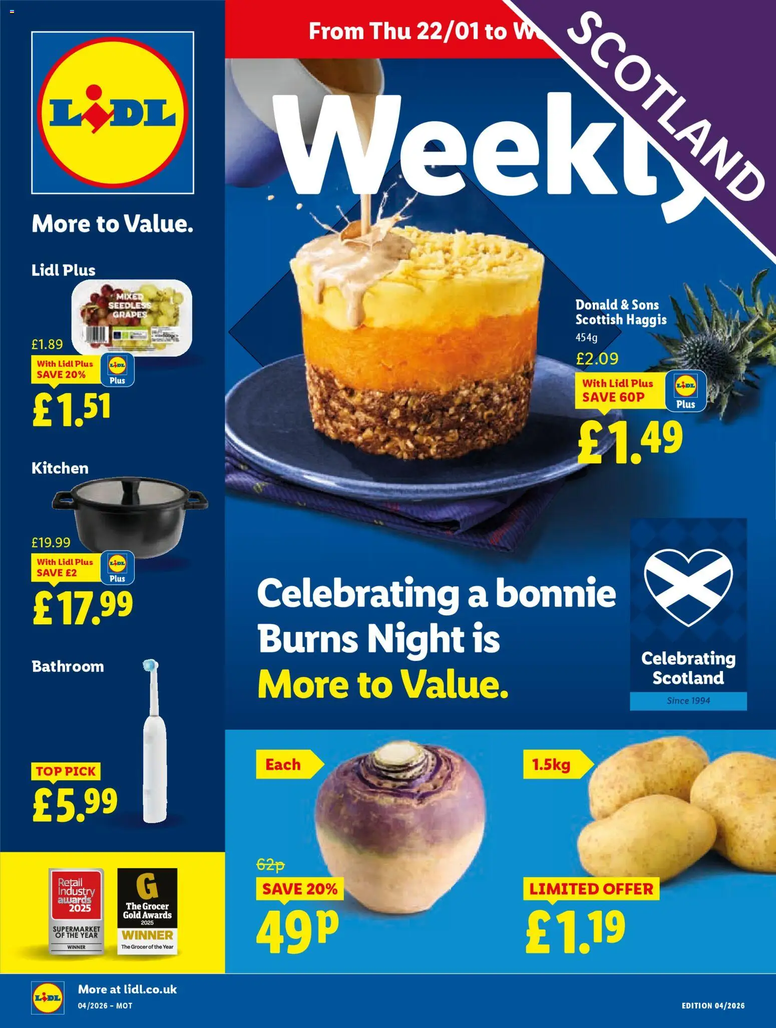 Preview of Lidl Lidl Weekly Scotland valid from 22/01/2026