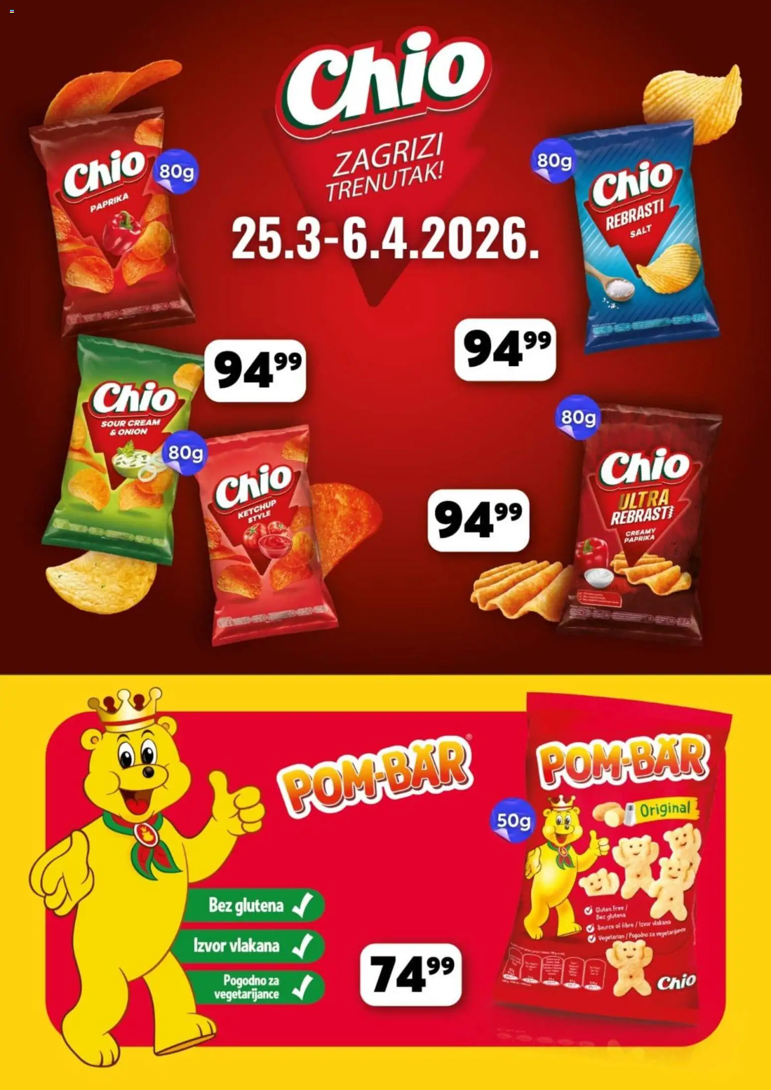 Pregled Tekijanka kataloga - važi od 25.03.2026