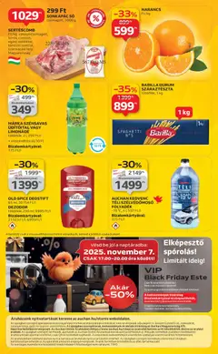 Auchan - Akciós újság Auchan megtekintése, amely érvényes 2025.11.06.-től | Oldal: 58