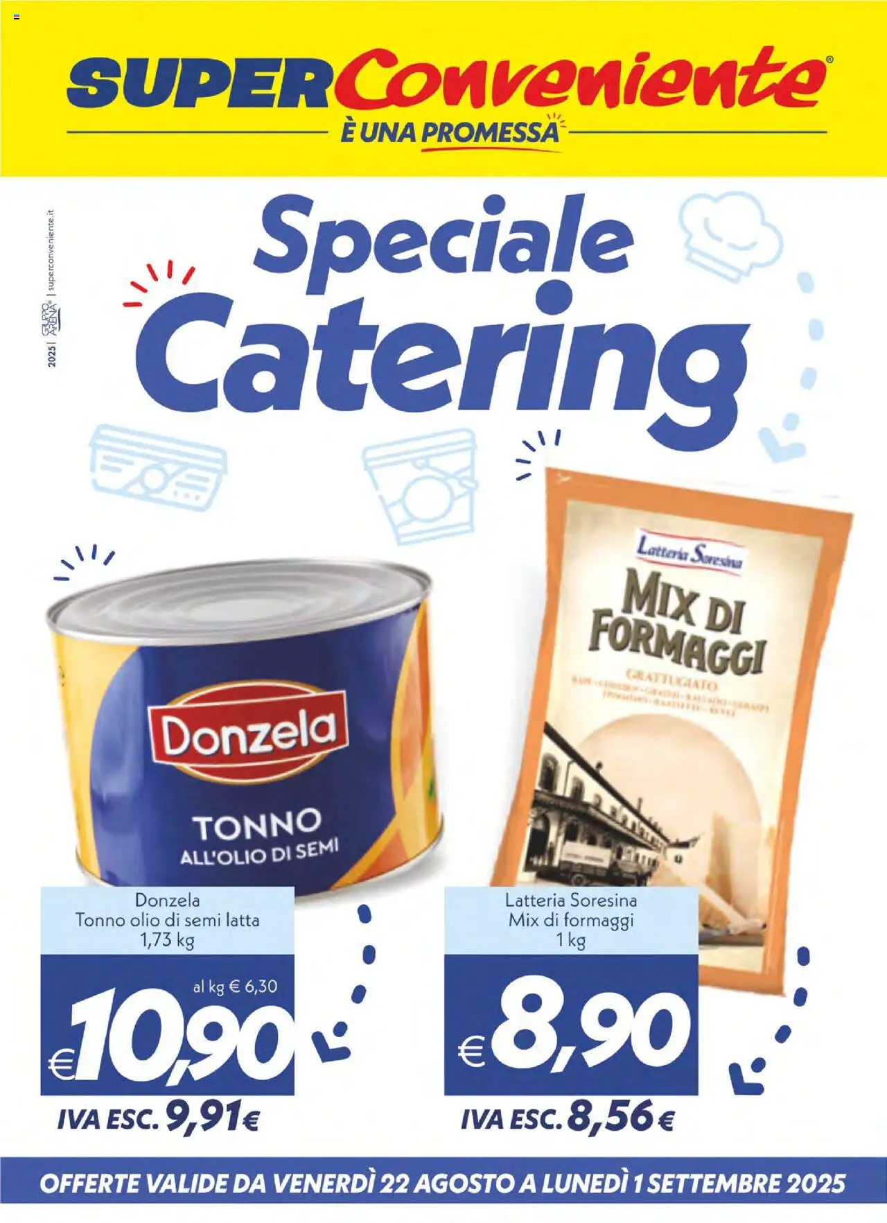 Volantino SuperConveniente valido da 22/08/2025 numero di pagina 1