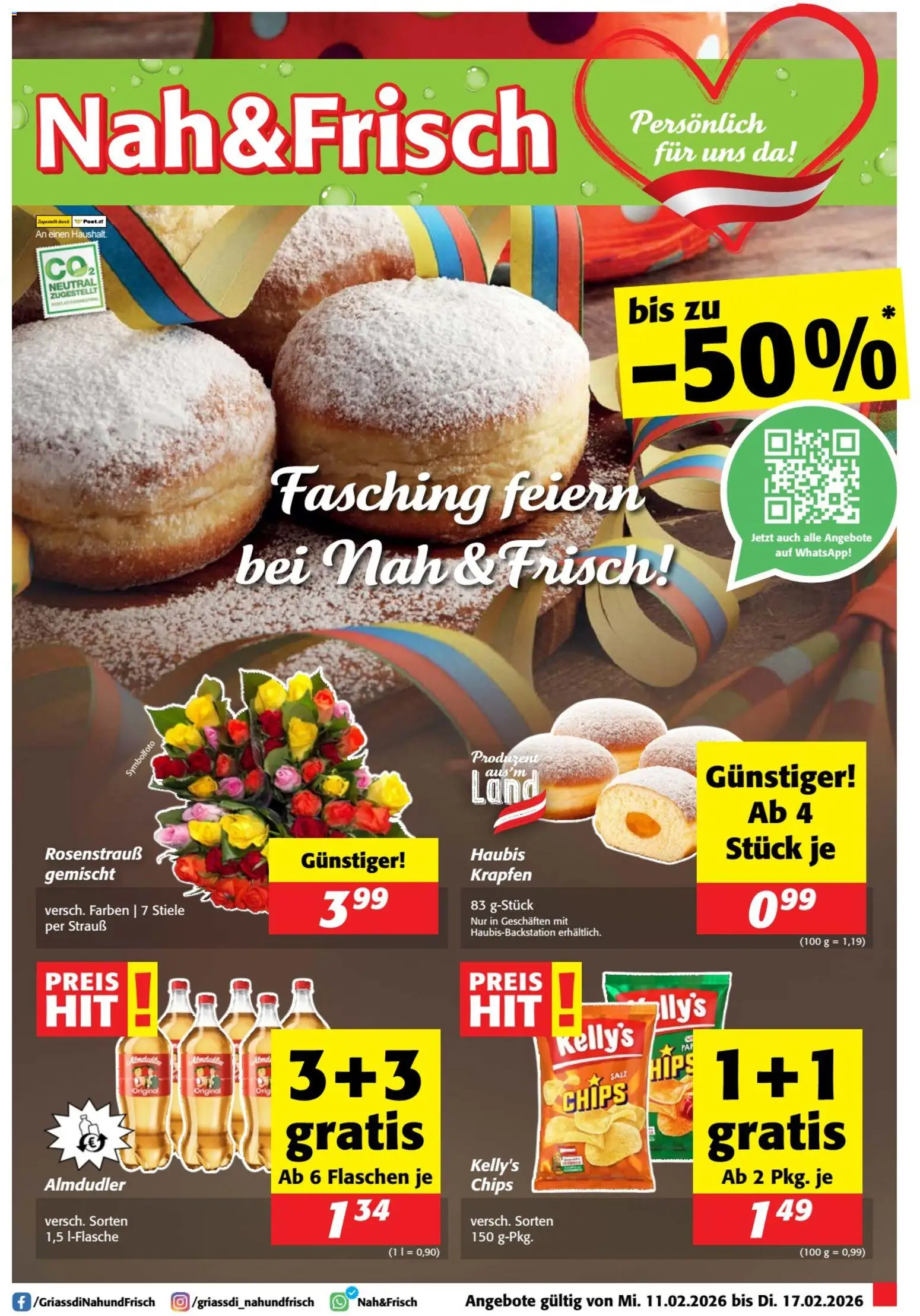 Vorschau der Angebote: Nah und Frisch Flugblatt gültig ab 11.02.2026