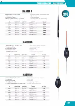 Prévisualisation de Catalogue du magasin Pacific Pêche formulaire valide 01/01/2025 | Page: 111