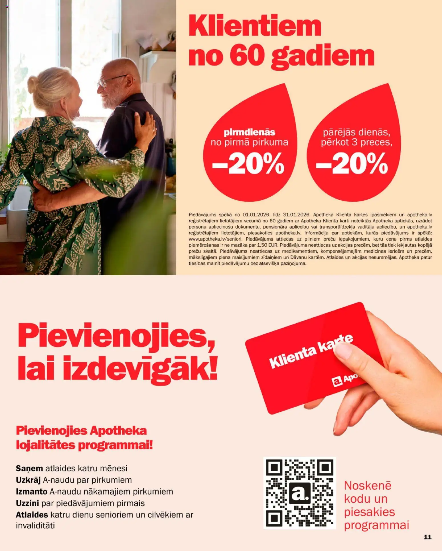 Skatīt Apotheka akciju bukletu, derīgs no 2026.01.01