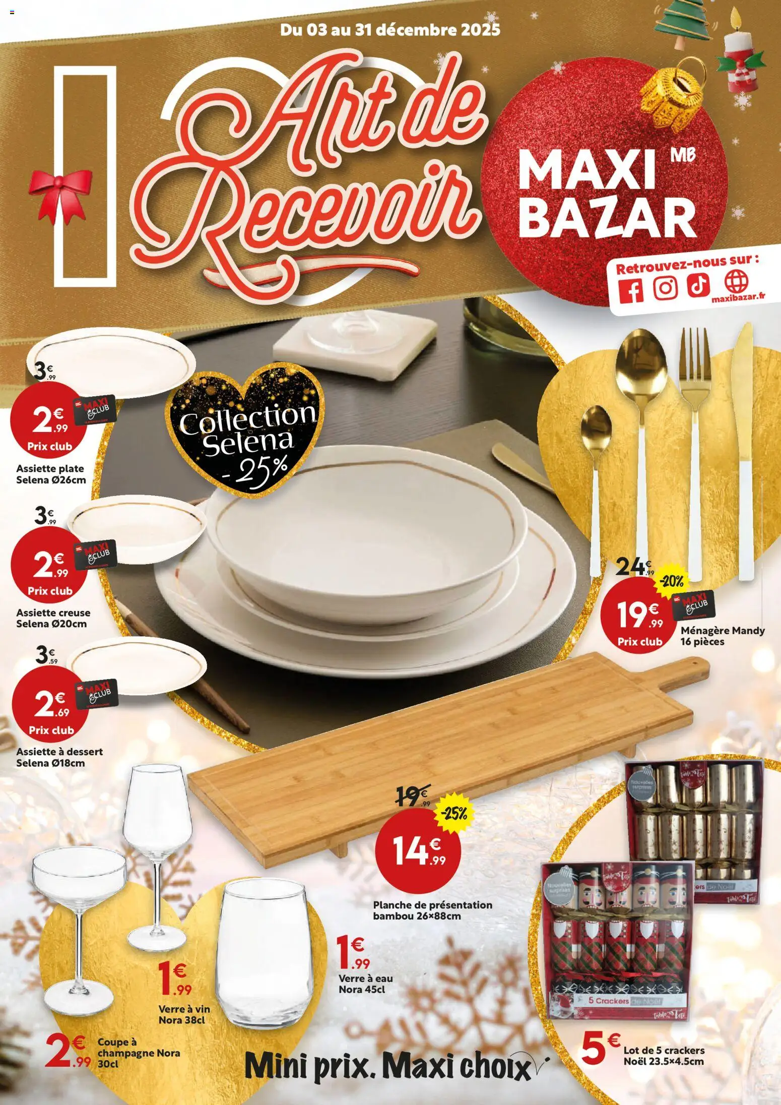 Prévisualisation de Catalogue saisonnier Maxi Bazar du magasin Maxi Bazar formulaire valide 03/12/2025