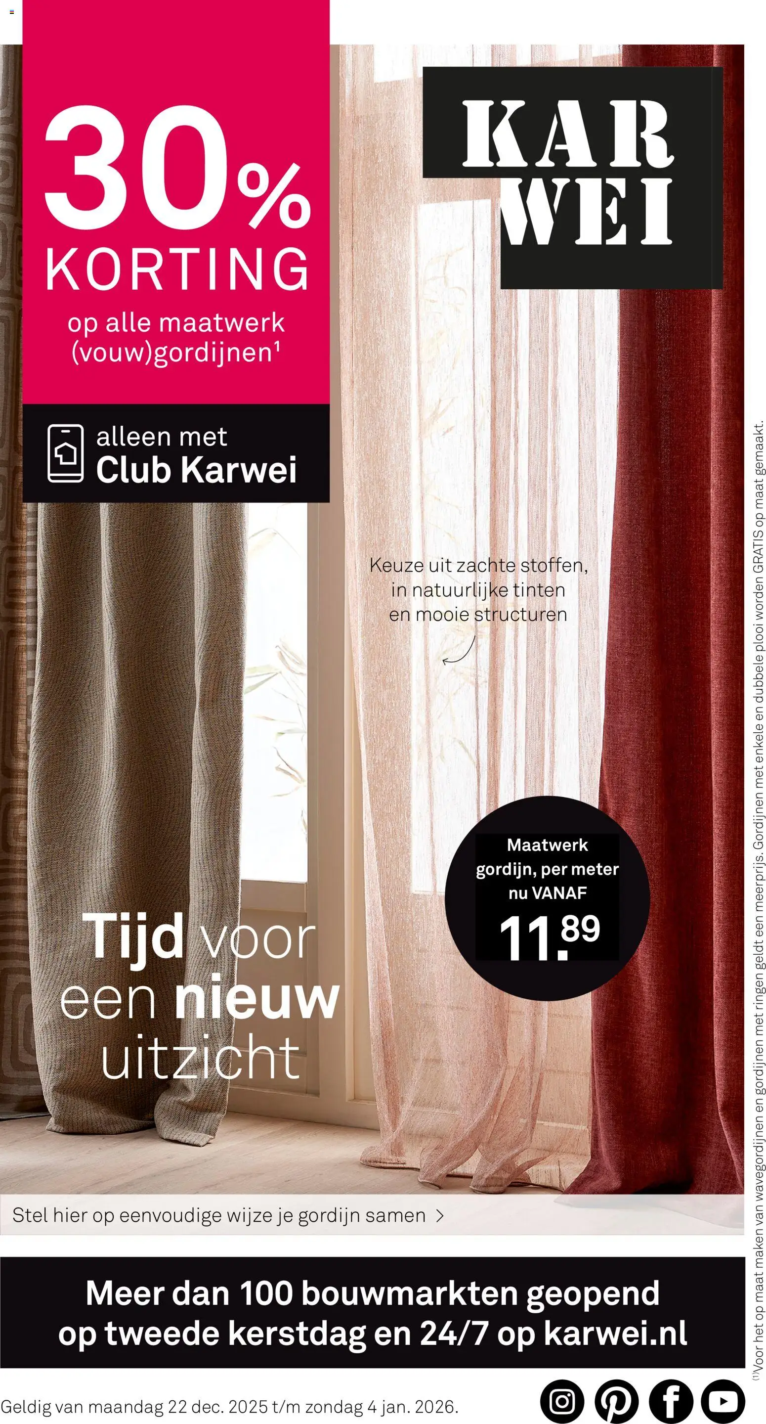 Voorbeeld van Folder van winkel KARWEI geldig vanaf 22-12-2025