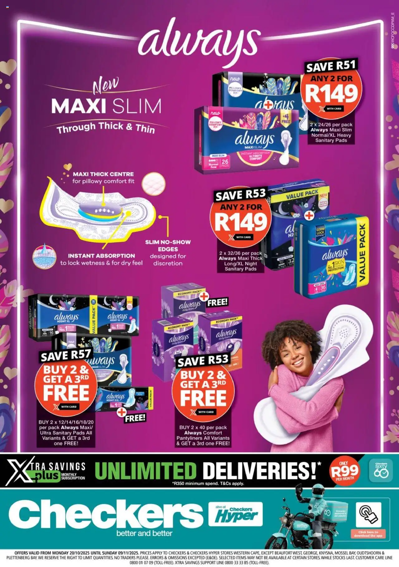 Checkers Western Cape - Always Promotion 20/10 - 09/11/2025 >> Catalogue