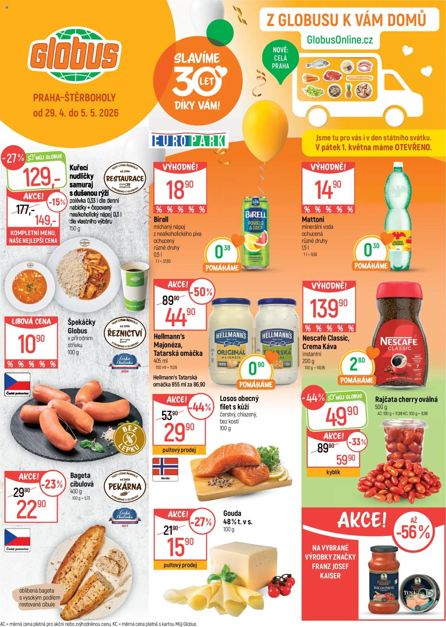 Náhled nabídky: Globus Globus leták - Praha-Štěrboholy platný od 29.04.2026