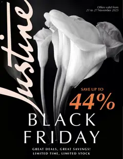 Preview of Justine flyer valid from 21/11/2025