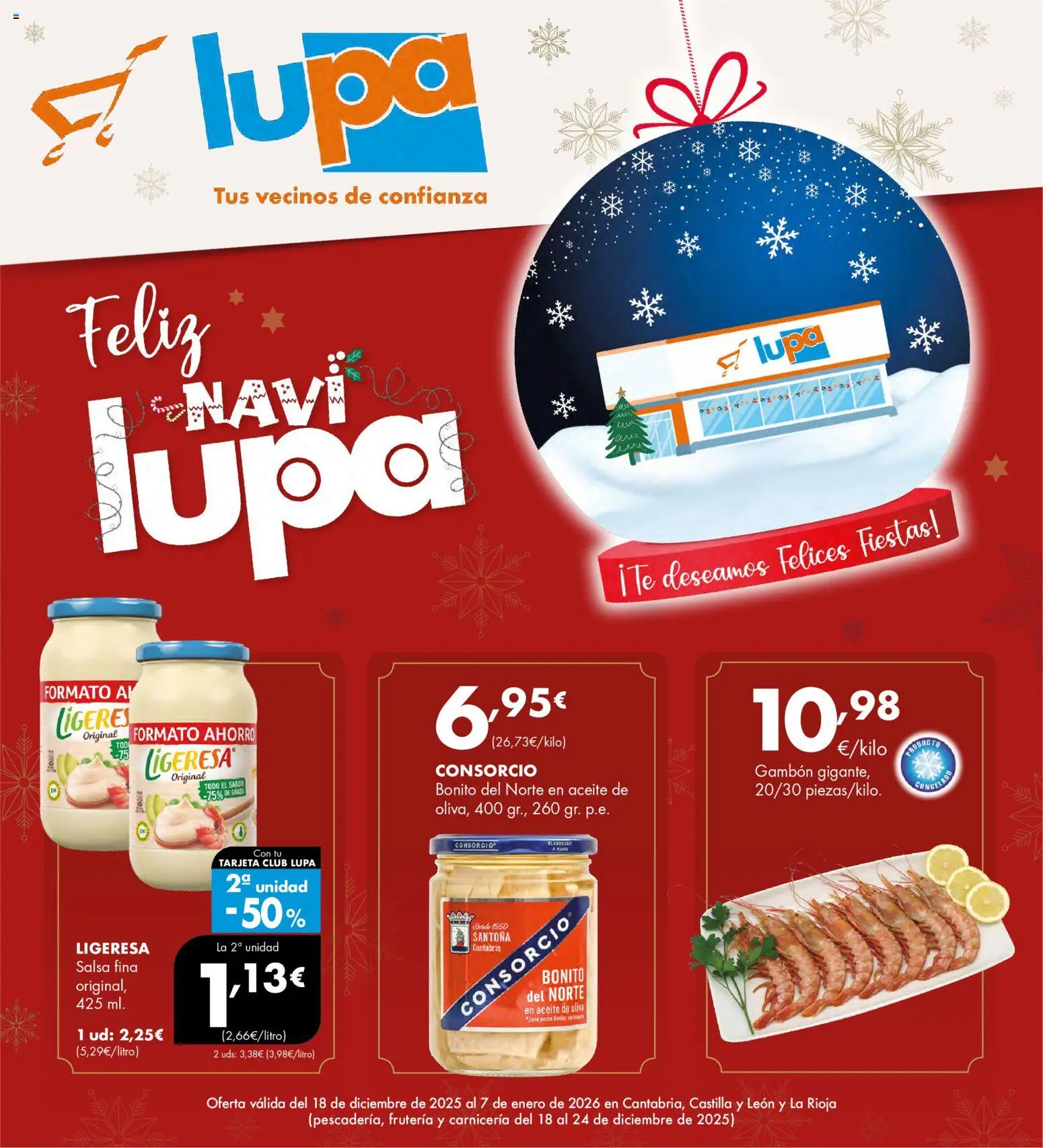 Vista previa del folleto de la tienda Lupa Supermercados válido desde el 18/12/2025 