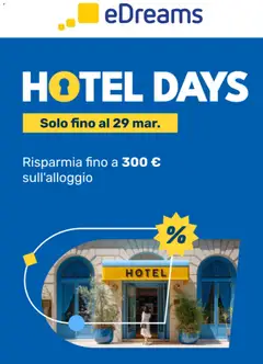 Anteprima dell'opuscolo eDreams dal negozio Offerte valido da 12/03/2026