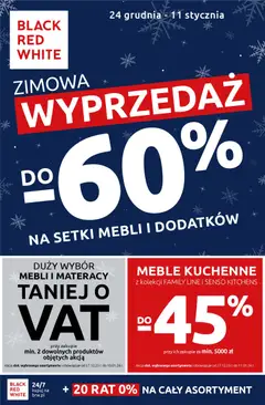 Pogląd gazetki "Promocje" ze sklepu Black Red White ważnej od 24.12.2025