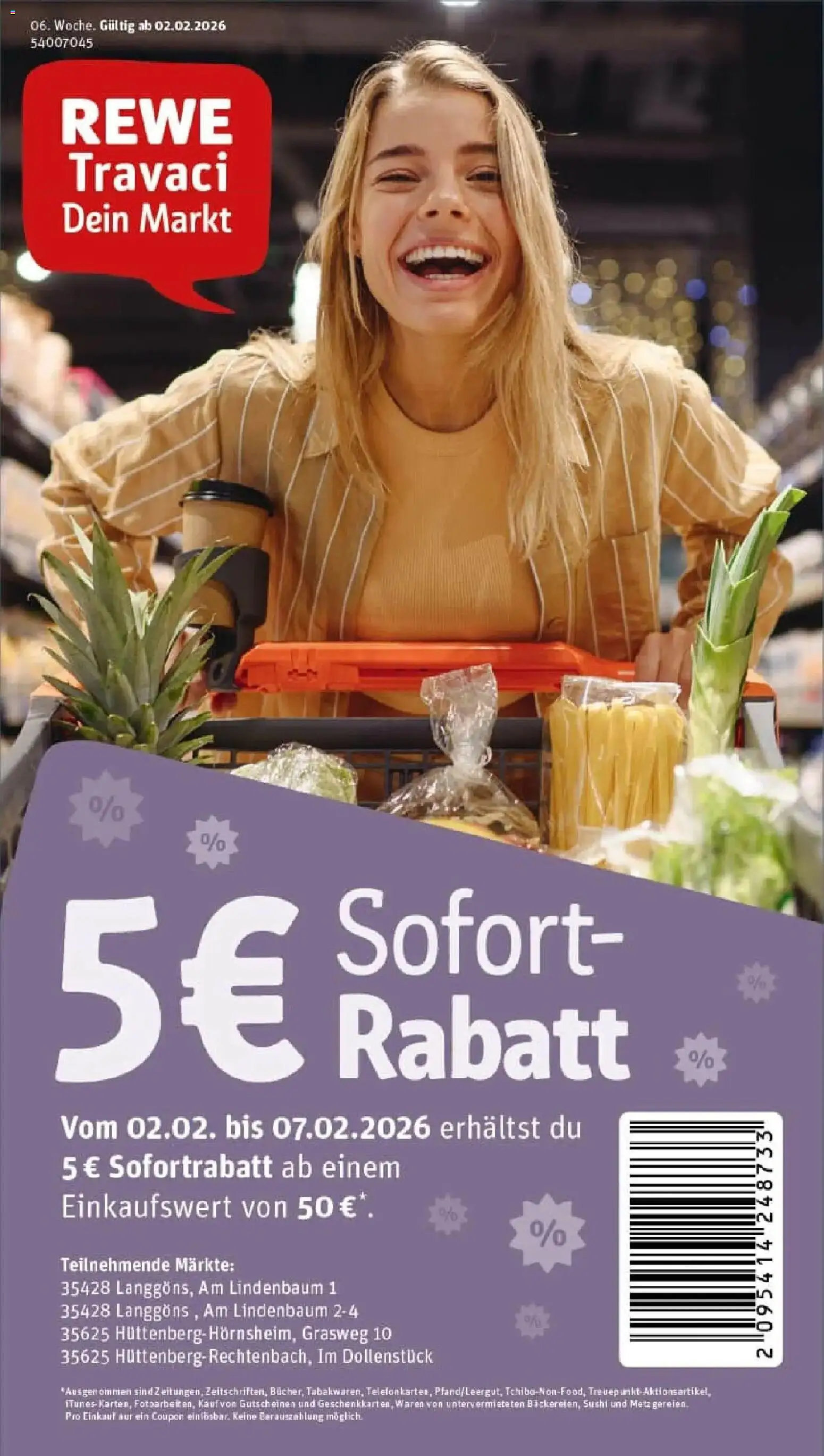 Vorschau von dem Prospekt des Geschäftes Rewe, gültig ab dem 02.02.2026