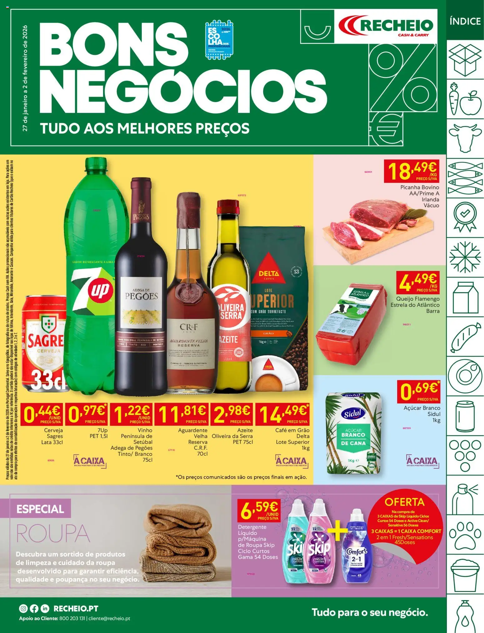 Pré-visualização do folheto da loja Recheio válida a partir de 27/01/2026