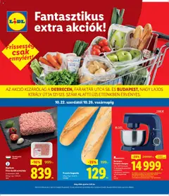 Lidl - Debrecen, Budapest megtekintése, amely érvényes 2025.10.22.-től