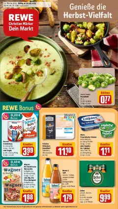 Vorschau von dem Prospekt des Geschäftes Rewe, gültig ab dem 19.10.2025