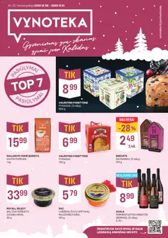 VYNOTEKA parduotuvės leidinio Leidinys galiojančio nuo 2025.12.08 peržiūra