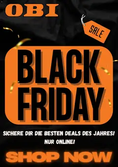 Vorschau der Angebote: OBI Black Friday gültig ab 25.11.2025