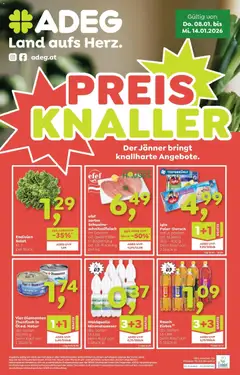 Vorschau der Angebote: ADEG Weissenbach, Hausmening gültig ab 08.01.2026