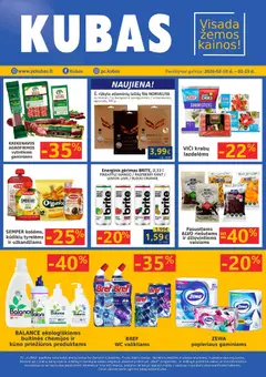 Kubas parduotuvės leidinio Leidinys galiojančio nuo 2026.02.10 peržiūra