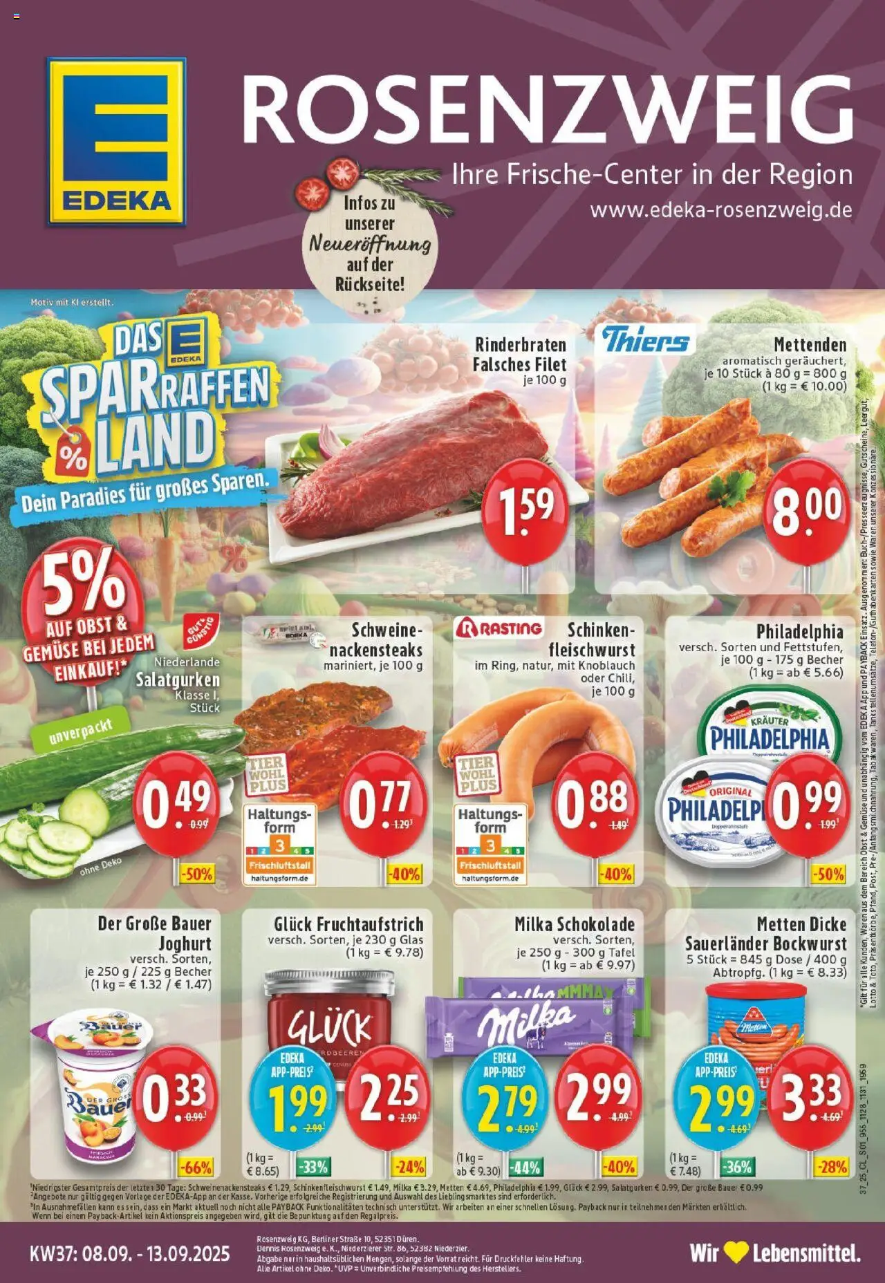 EDEKA Prospekt ab 07.09.2025 - Prospekt Niederzier Online