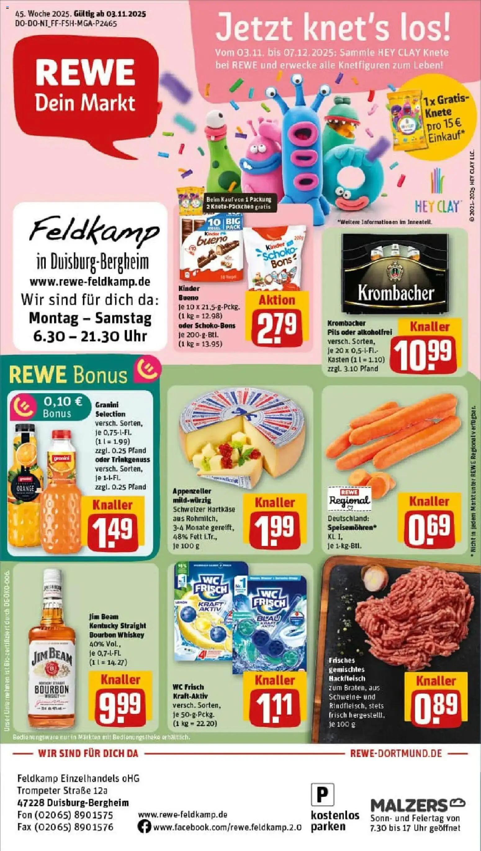 Vorschau von dem Prospekt des Geschäftes Rewe, gültig ab dem 02.11.2025