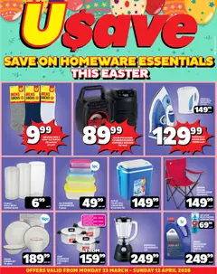 Preview of Usave flyer valid from 23/03/2026