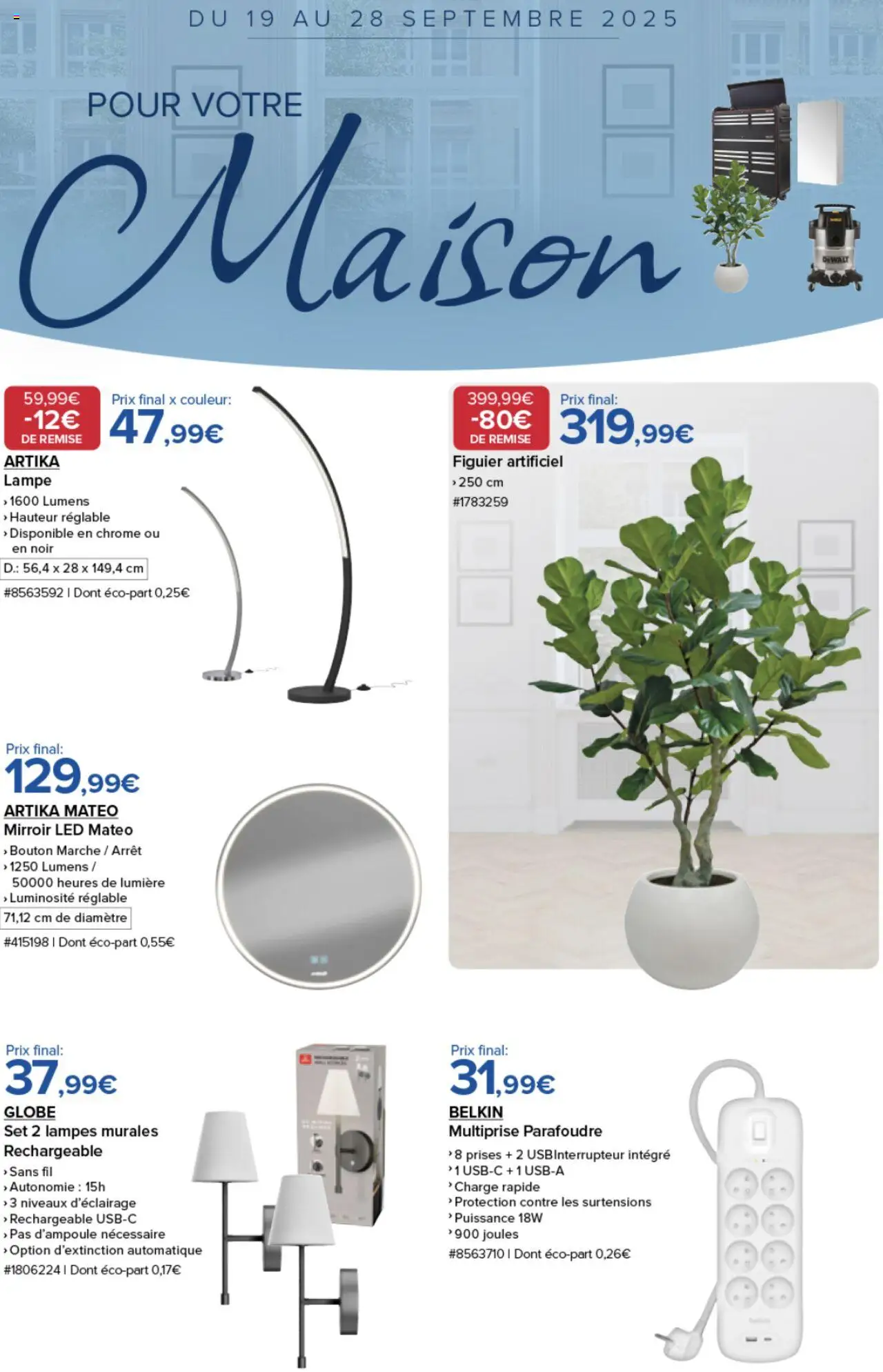 Catalogue Maison de la boutique Costco valable du 19/09/2025 - Page numéro 1