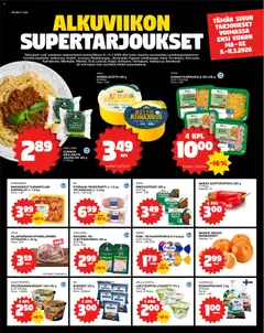 Kaupan Tokmanni Tokmanni Ruokatarjoukset esikatselu, voimassa 09/03/2026