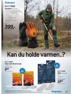 Eksempel på tilbudsavis Tilbudsavis fra butik Thansen gyldig fra 29/10/2025 | Side: 47