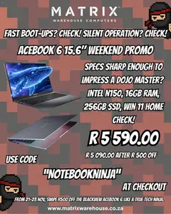 Preview of Matrix Warehouse flyer valid from 21/11/2025