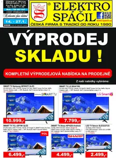 Náhled nabídky: Elektro Spáčil Leták platný od 14.01.2026