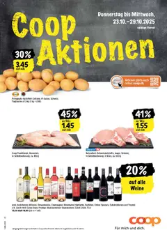 Vorschau des Merkblatts Aktionen vom Shop Coop gültig von 23.10.2025 bis 29.10.2025