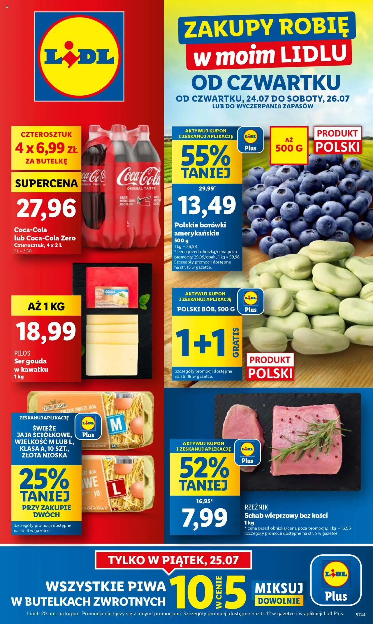 LIDL gazetka 24.07.2025 - 26.07.2025 - Najnowsza od czwartku - Numer strony 1