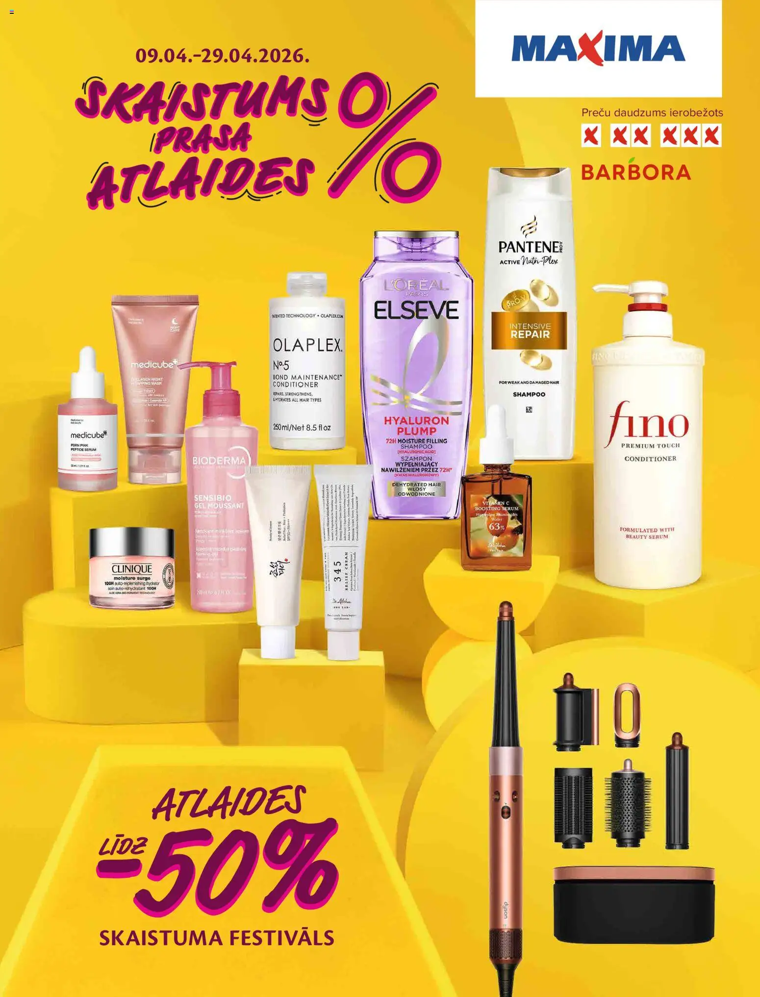 Skatīt Maxima akciju bukletu, derīgs no 09.04.2026.