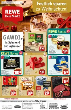 Vorschau von dem Prospekt des Geschäftes Rewe, gültig ab dem 15.12.2025