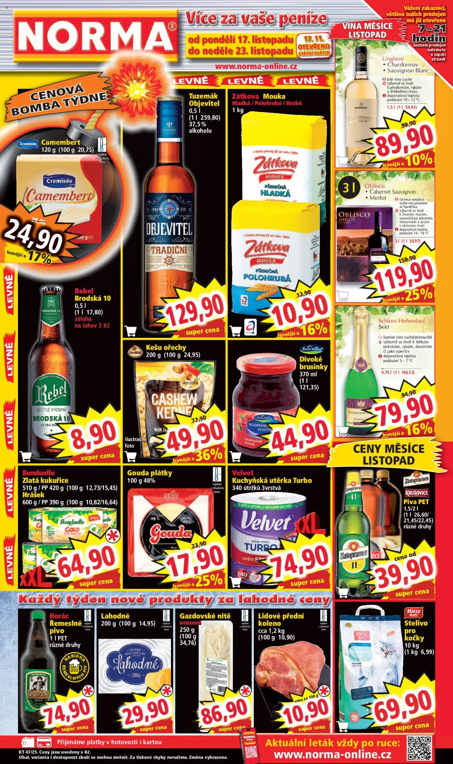 Náhled nabídky: Norma Leták platný od 17.11.2025