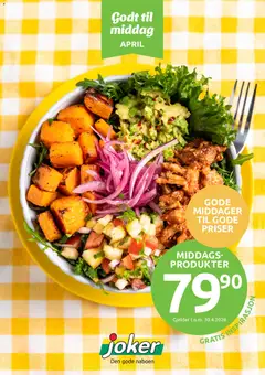 Forhåndsvis Joker Godt til middag fra butikk Joker gyldig fra 01/04/2026