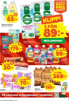Förhandsgranska reklamblad Aktuella reklamblad Coop Forum från butik Coop Forum gäller från 03/11/2025 | Sida : 9