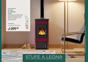 Anteprima dell'opuscolo Volantino Stufe a Legna dal negozio Brico OK valido da 11/09/2025